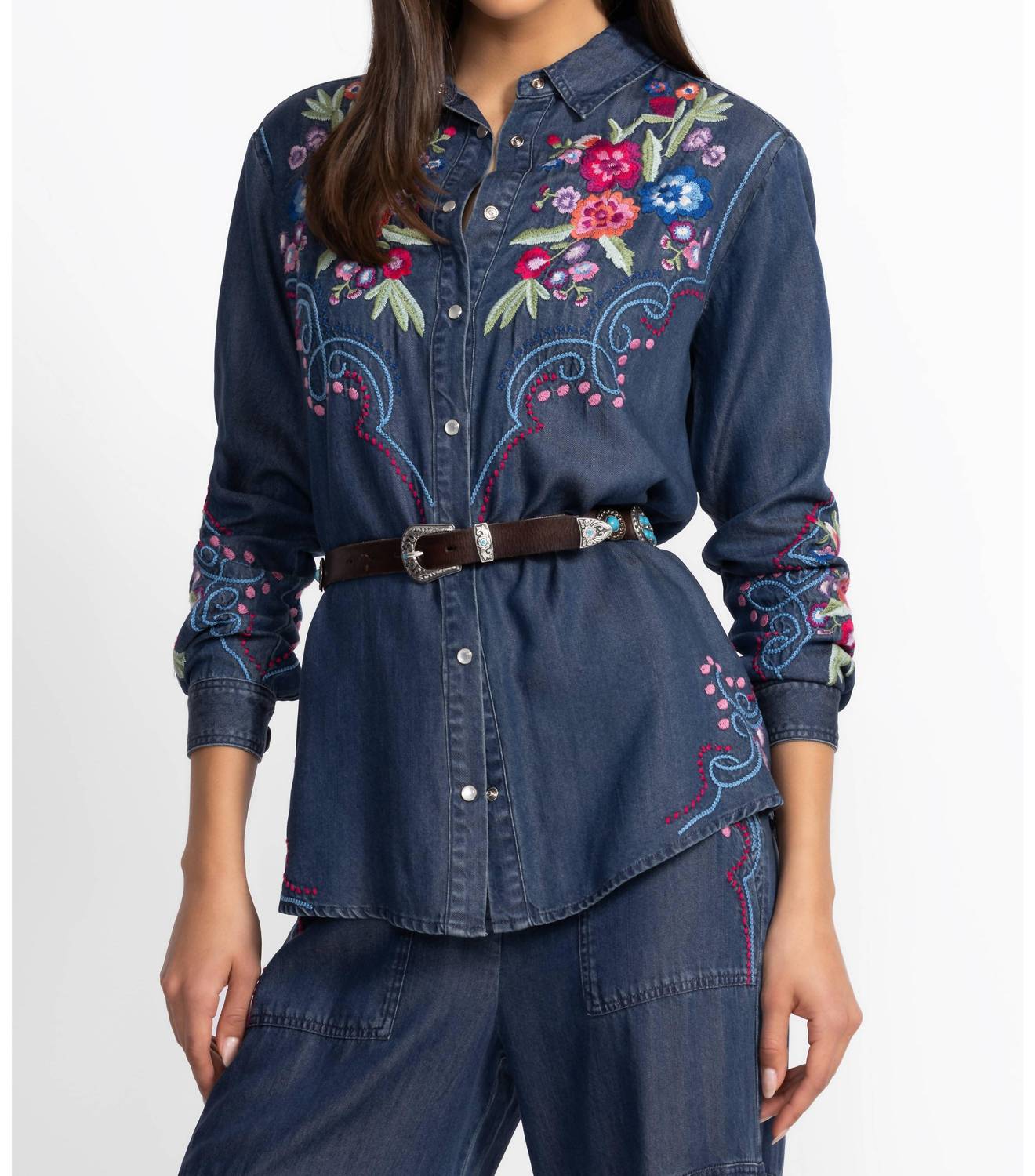 Johnny Was - Oversized Shirt Tunic