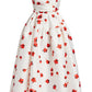 Self-Portrait - Floral Print Taffeta Midi Dress