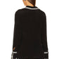 Karina Grimaldi - Long Sleeve Sheer Embroidered Top