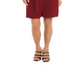 Karen Kane Twist Front Dress Red