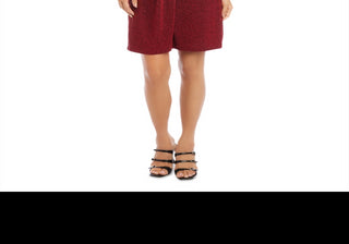 Karen Kane Twist Front Dress Red