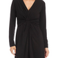 Karen Kane Twist Front Dress Black