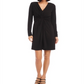 Karen Kane Twist Front Dress Black