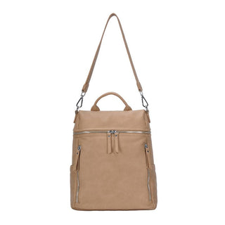 Sienna Utilitarian Shoulder Backpack Purse