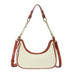 Soraya Straw Shoulder Bag