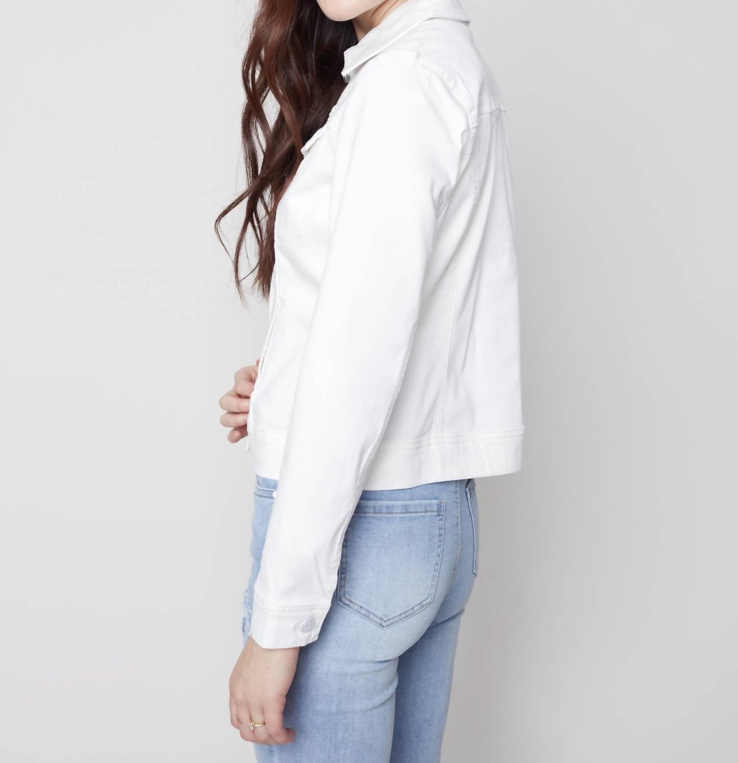 Charlie B - Stretch Basic Denim Jacket