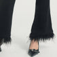 1822 Denim - Flare Jean With Fur