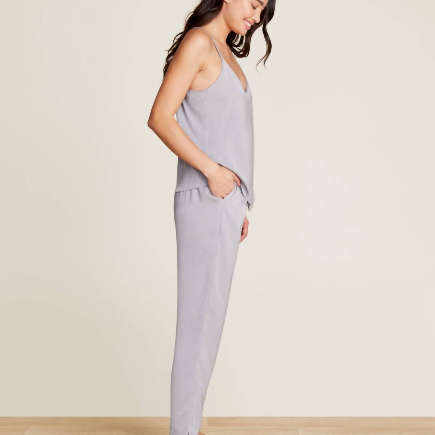 Barefoot Dreams - Washed Satin Tank And Pant Set