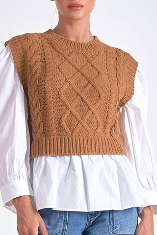 Elan - Elisa Layered Sweater Vest
