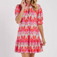 Jude Connally - Tierney V-neck Mini Dress