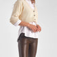 Elan - Heidi V-neck Sweater Collar Top Set
