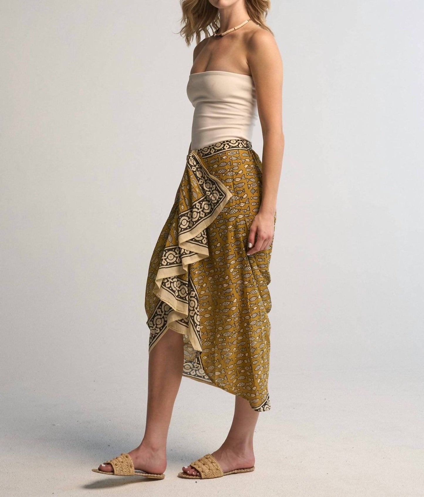 Guadalupe Design - Pez Amarillo Pareo Skirt