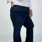 Nydj - Waist Match Relaxed Flared Jeans - Plus Size