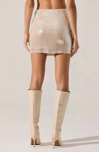 Astr - Darby Sequin Mini Skirt