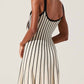 Astr - Irecia Stripe Sweater Midi Dress