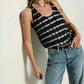 Nation Ltd - Sienna Tie Dye Stripe Tank