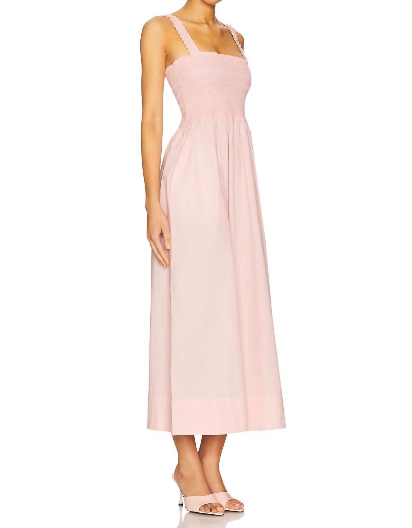 Pistola - Genevieve Smocked Embroidered Bodice Dress