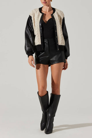 Astr - Fionn Contrast Bomber Jacket