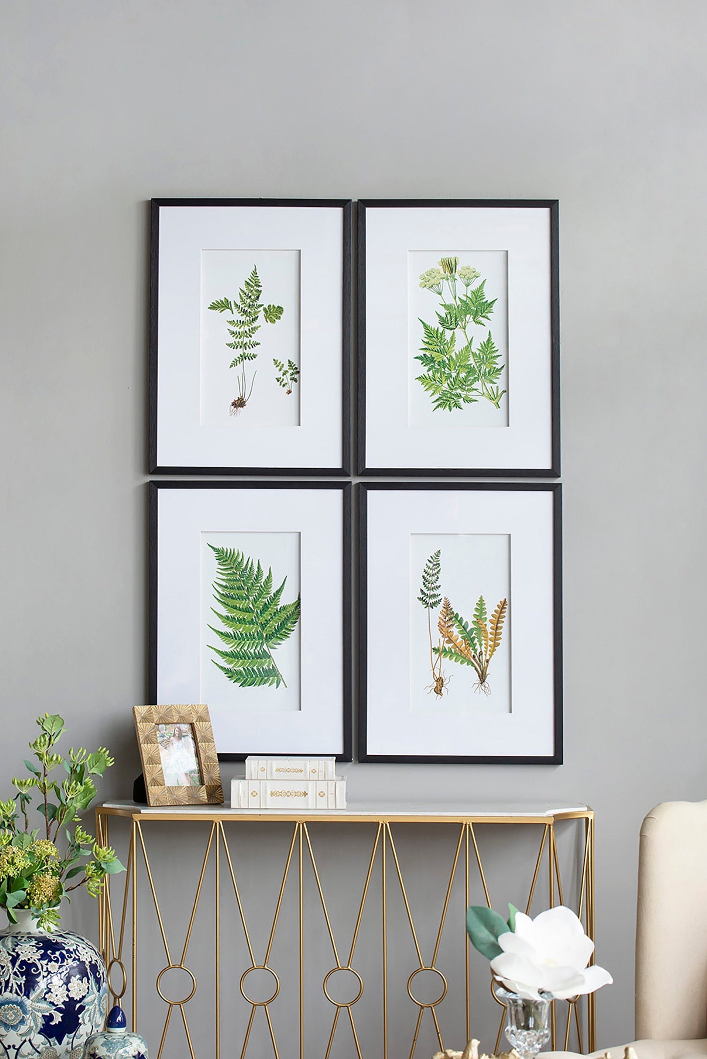 Verdant Grace™ — Elegant Fern Print Set