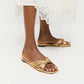 Loeffler Randall - Flossie Mignon Knot Flat Sandal