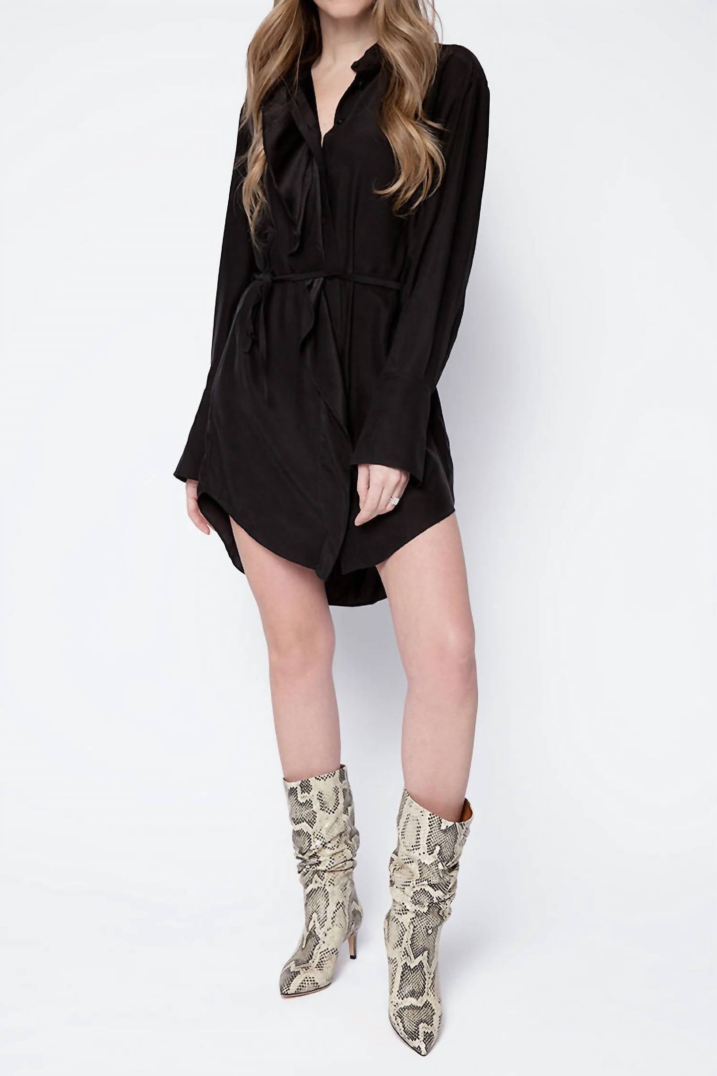 Frame - Cravat Collared Dress