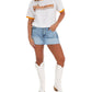 Flair Wear - Tennessee Sequin Ringer Tee