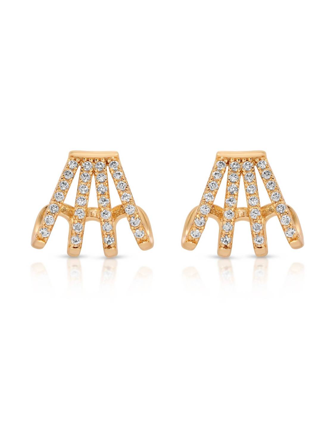 Ettika - Women's Glisten Wing Pave Earrings