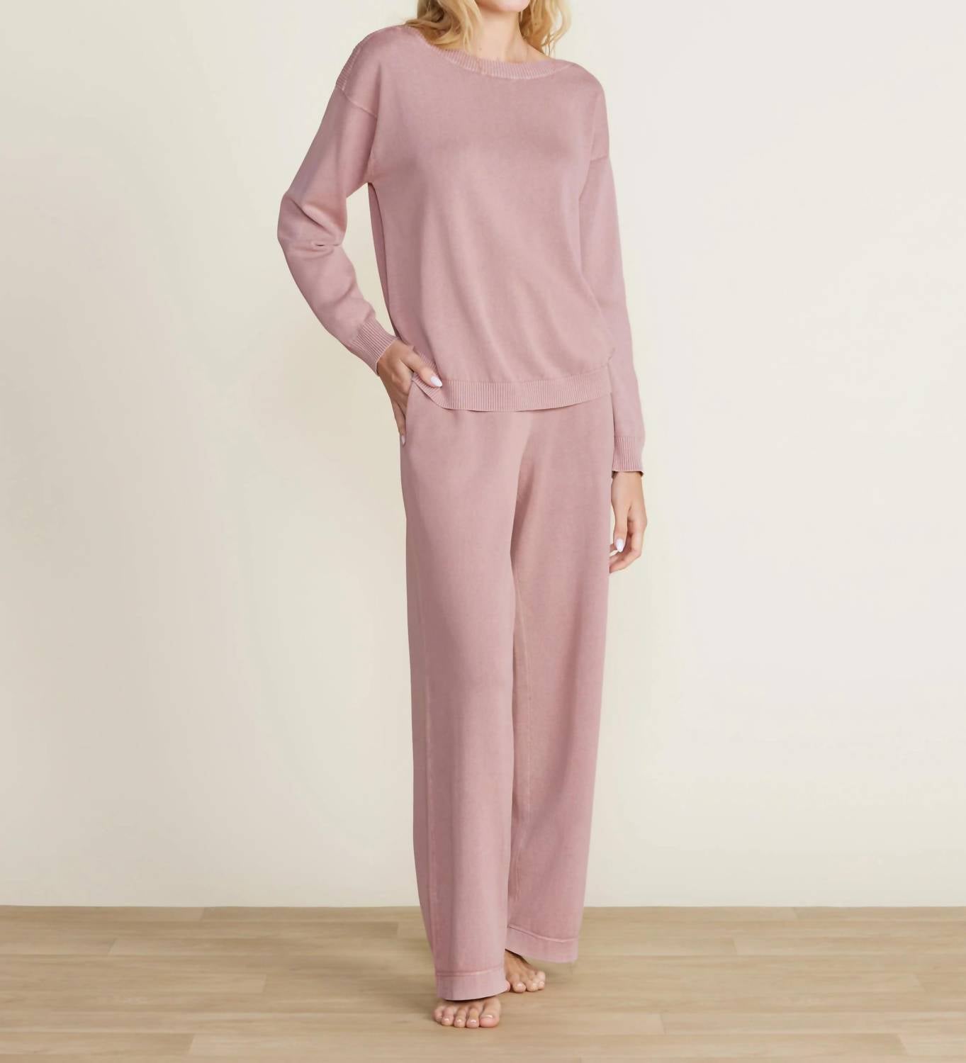 Barefoot Dreams - Sunbleached Boatneck Pullover Top