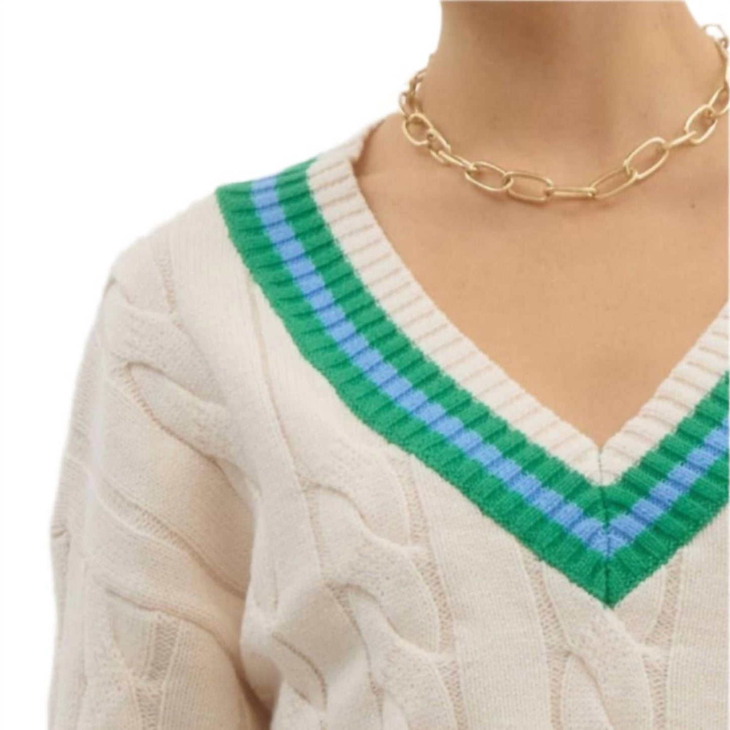 Style Usa - Malibu V-neck Sweater