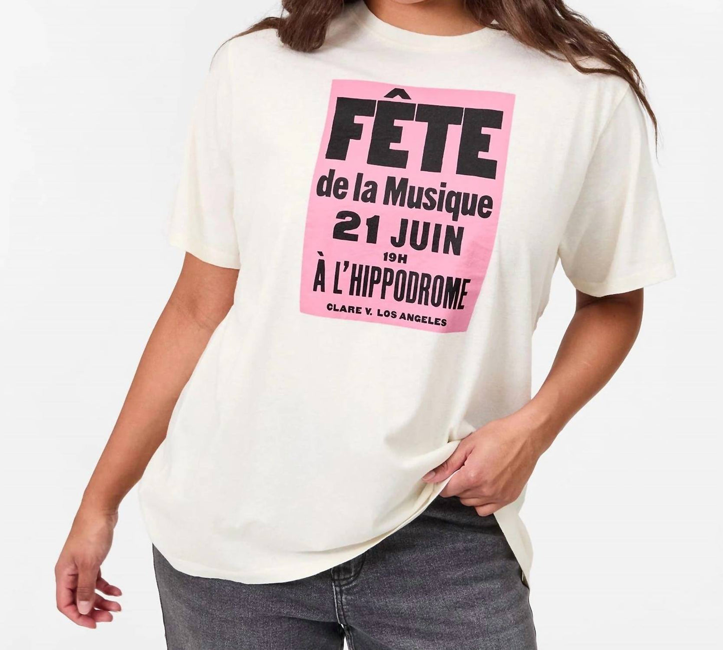 Clare V. - Original Tee With Fete De La Musique