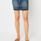 Judy Blue - Women's High Waist Tummy Control Release Hem Skirt