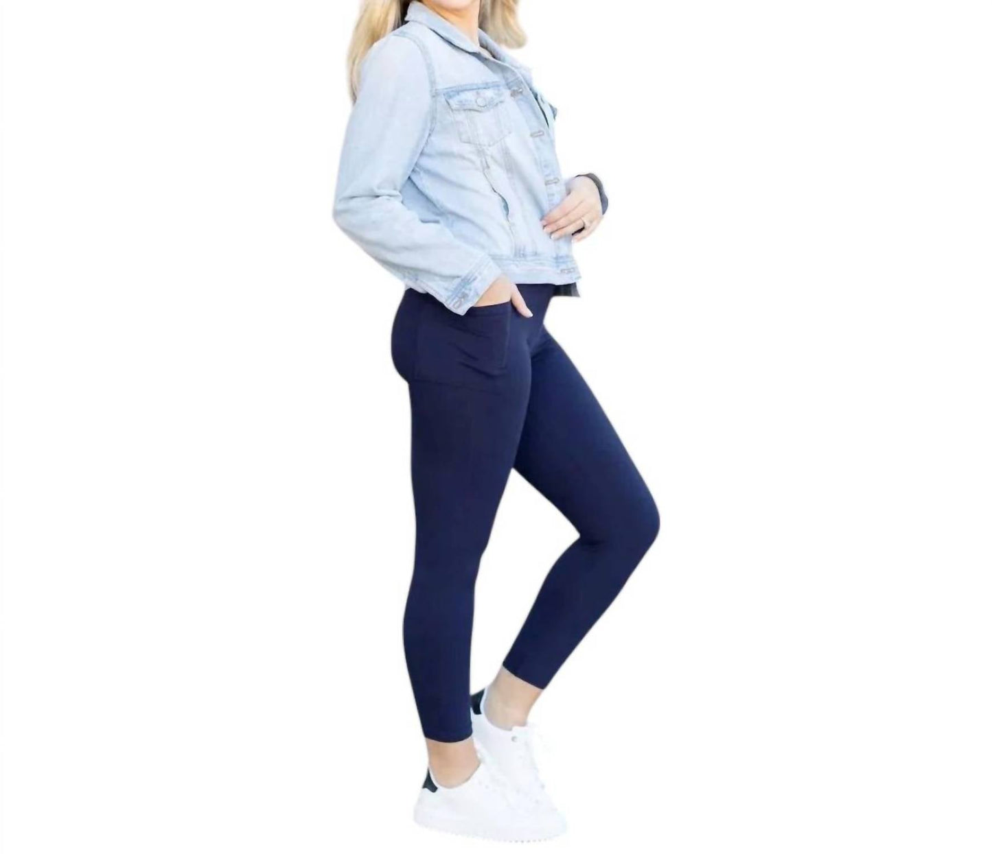 Julia Rose - Riley 7/8 Ankle Length Leggings with Pockets