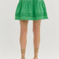 Entro - Accented Ruffled Mini Skirt