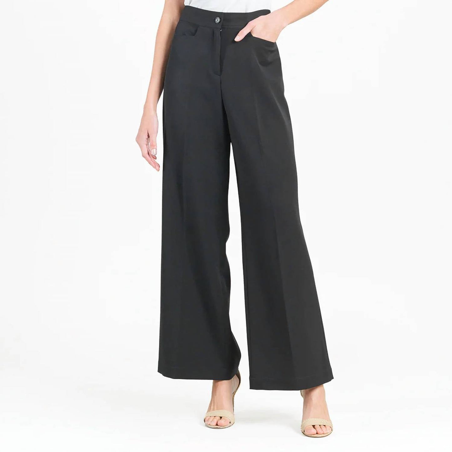 Clara Sun Woo - Woven Twill Trouser Pants