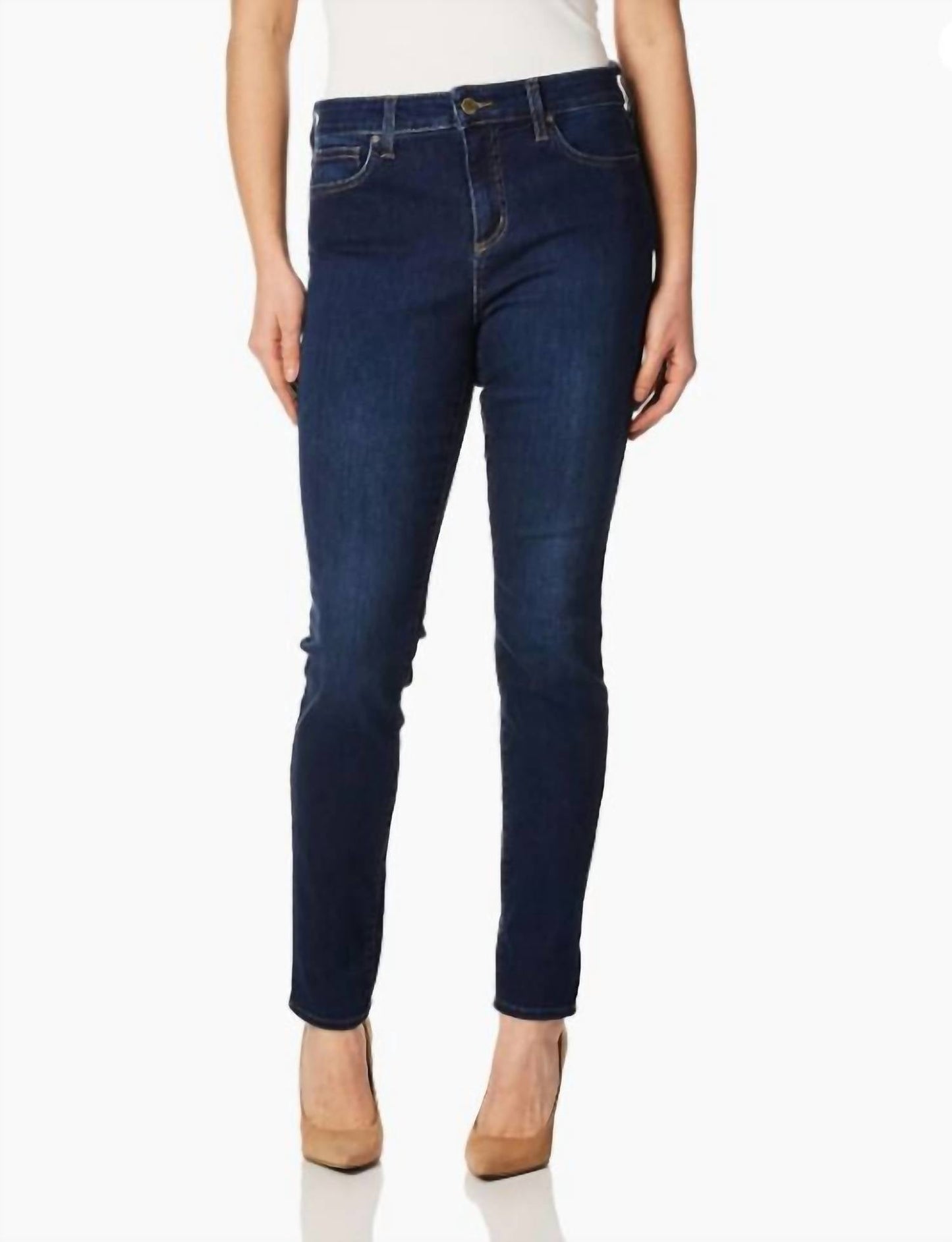 Nydj - Alina Dark Wash Cooper Skinny Jeans