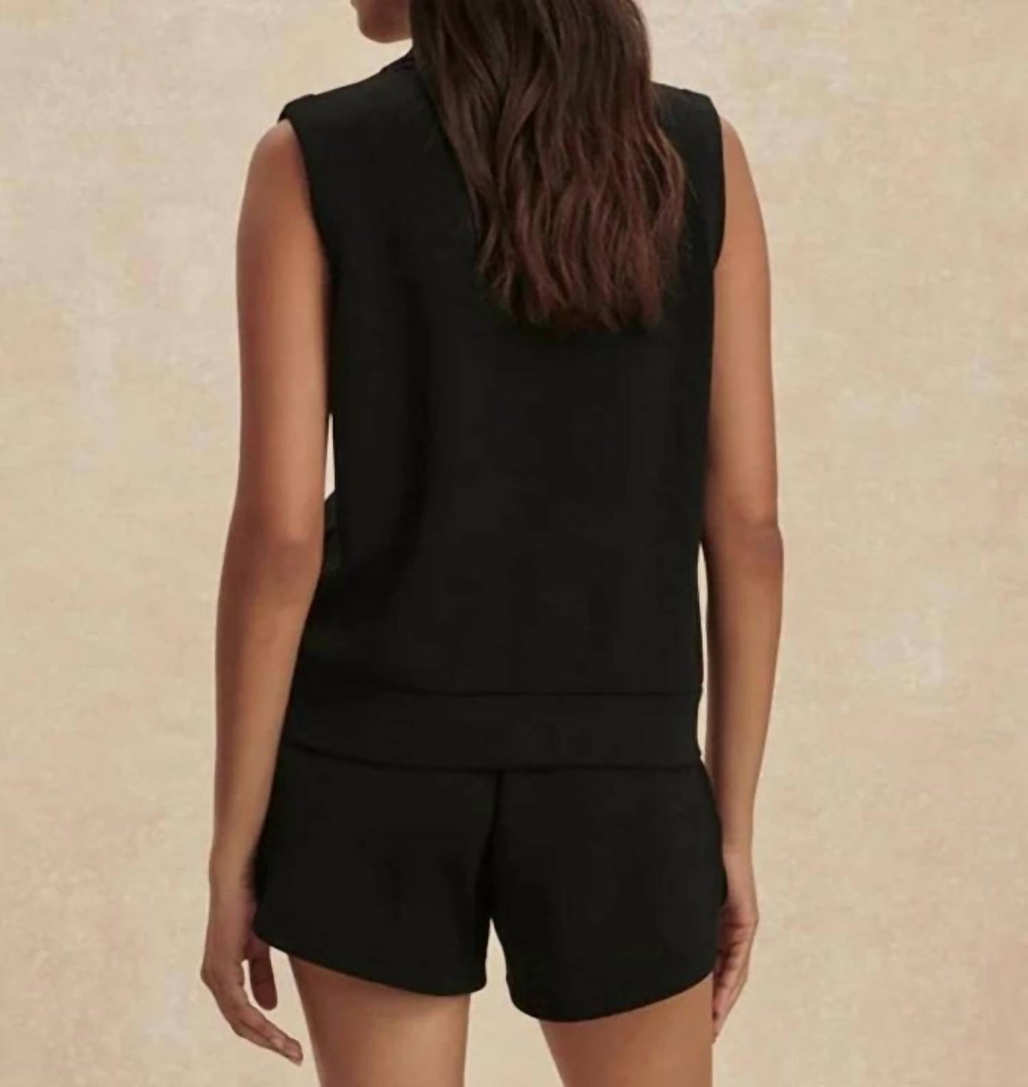 Varley - Beau Sleeveless Half-Zip Sweat Top