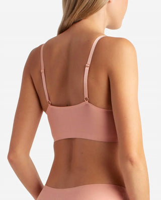 Danskin - 2-pack Brushed Micro Laser Lounge Plunge Bra