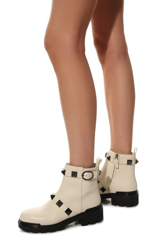 Valentino Garavani - Women's Roman Stud Leather Boots
