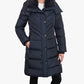 London Fog - Zip-front Hooded Heavy Weight Puffer Jacket With Button-off Fur Collar
