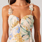 Astr - Emese Floral Pleated Maxi Dress