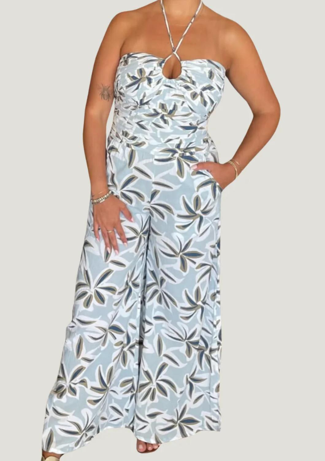 Phie Collective - Flower Pleated Jumpsuit