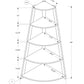 4-Tier Corner Bookshelf, Modern & Contemporary Style