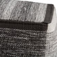 Naya Cube Pouf Patterned Grey Melange