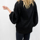 B-Tween - Satin Leopard Balloon Sleeve Top