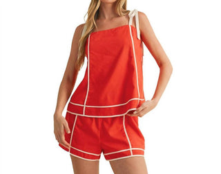 &Merci - Sleeveless Top & Short Set