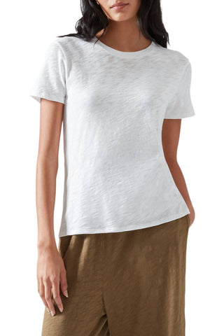 Atm - Slub Jersey Schoolboy Crew Neck Tee