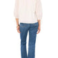 1.State - Lace-yoke 3/4-sleeve Top