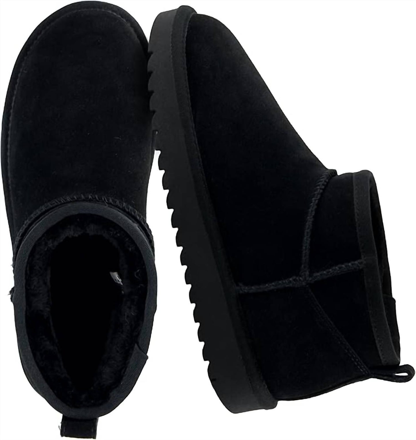 Cushionaire - Women's Hip Two Genuine Suede Ankle Snow Boots