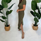 Bella Dahl - Knitted V-neck Maxi Dress