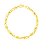 14k Yellow Gold 7 1/2 inch Jax Chain Bracelet
